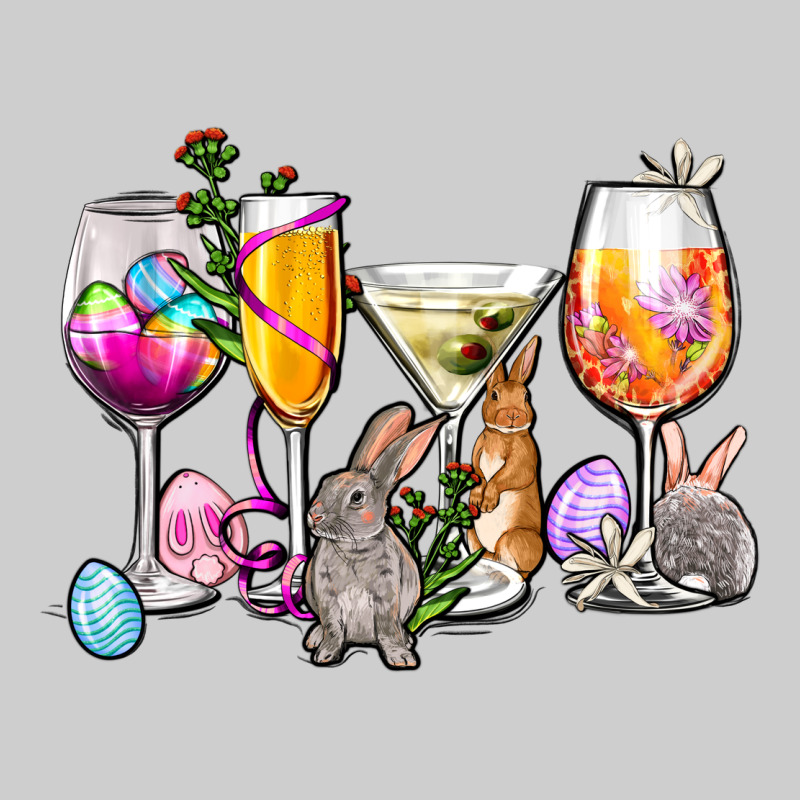 Easter Wine Glasses Premium Tee by OliviaCreatesArt | Teevron