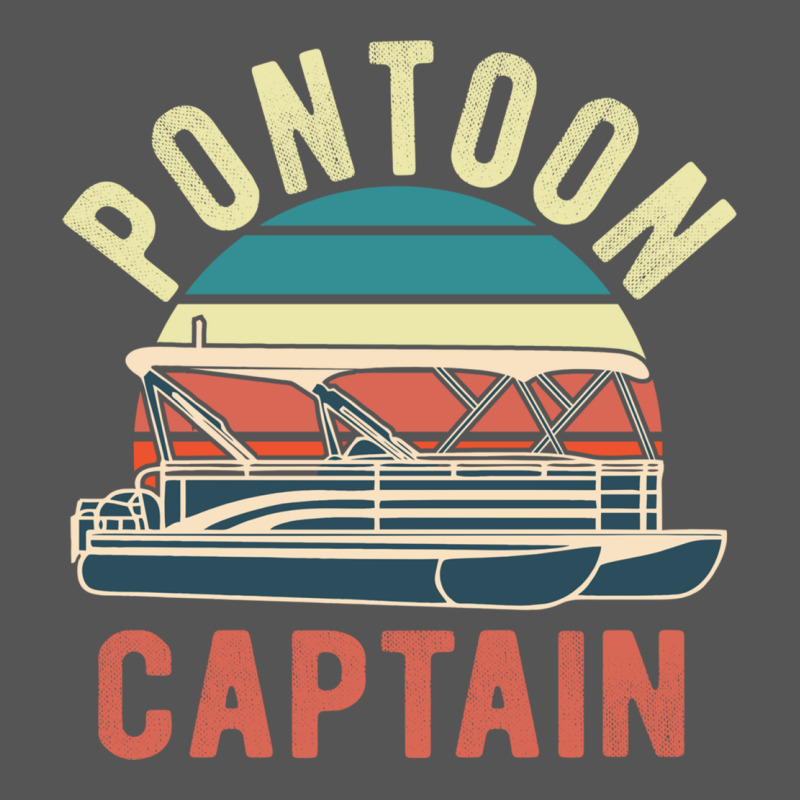 Pontoon Captain Vintage Boating Party Funny Gift For Pontooning Lover Zipper Hoodie by linhVisuals | Teevron