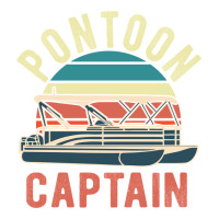 pontoon captain vintage boating party funny gift for pontooning lover | Teevron