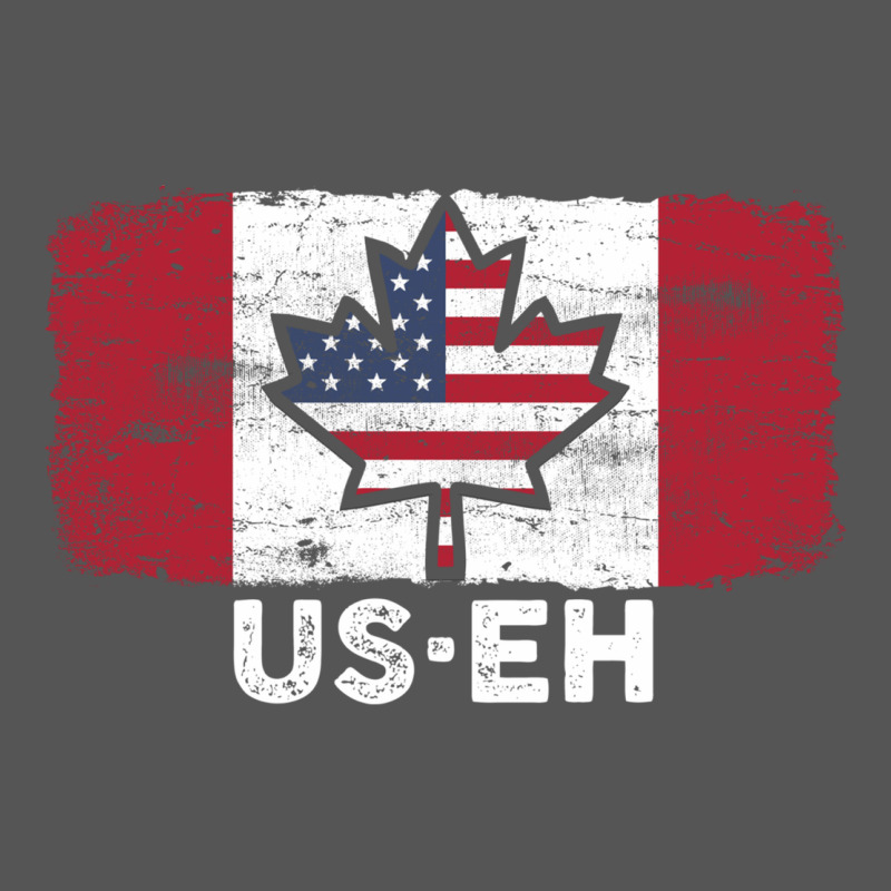 Us Eh American Canadian Flag Canada Day Leaf With Usa Flag Inside Zipper Hoodie by linhVisuals | Teevron