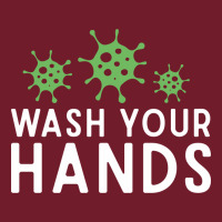 Wash Your Hands Green Germs Graphic Zipper Hoodie | Teevron