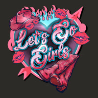 Let's Go Girls Pink Valentine's Day Heavy Core Tee | Teevron