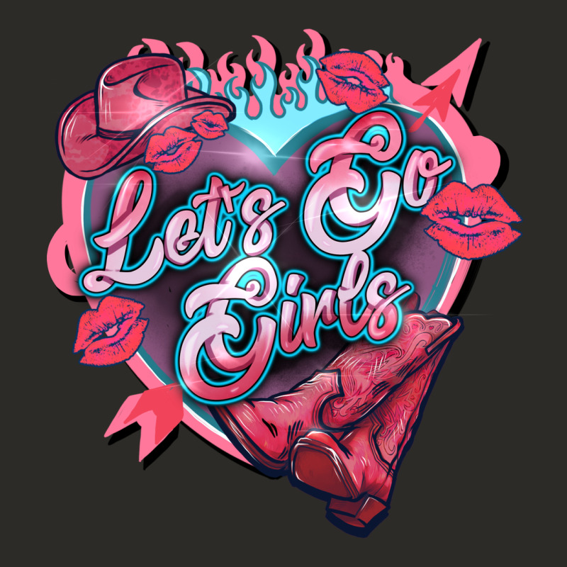 Let's Go Girls Pink Valentine's Day Heavy Core Tee by HowdyJamesFarm | Teevron