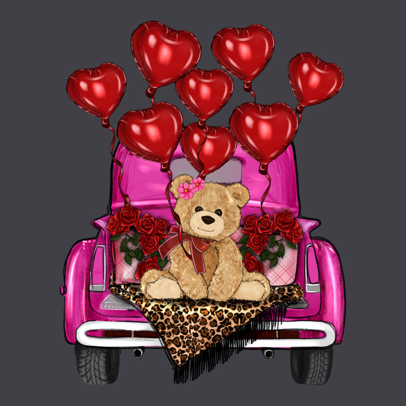Valentines Day Tedybear Truck Heavyweight Hoodie by RanaPortraitStore | Teevron