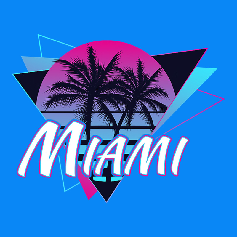 Miami Beach Souvenir Vintage 80s Zipper Hoodie by linhVisuals | Teevron