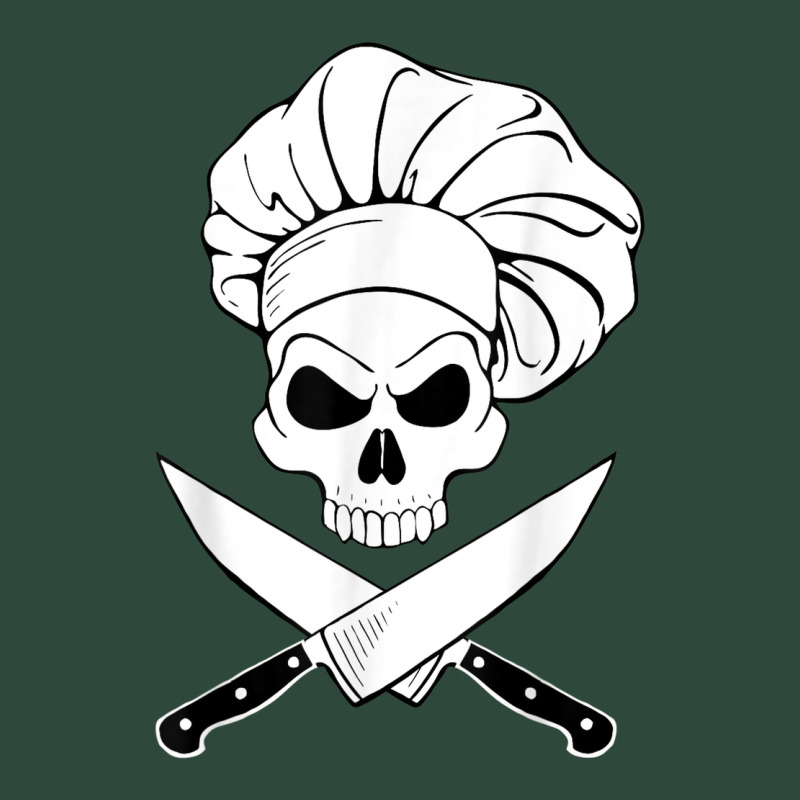 Chef Skull And Crossbones Knives Halloween Zipper Hoodie by linhVisuals | Teevron