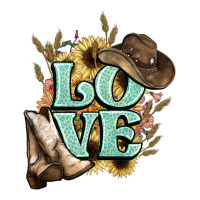 Love boots hat western Cowboy | Teevron
