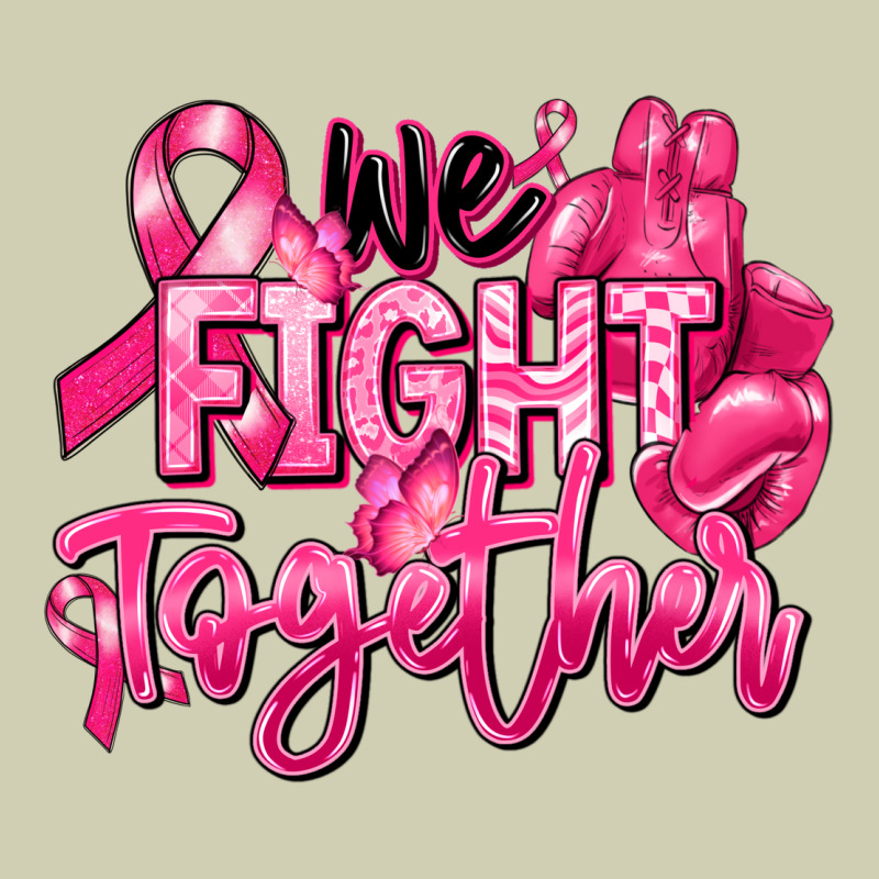 We Fight Together Breast Cancer Heavy Core Tee by RanaPortraitStore | Teevron
