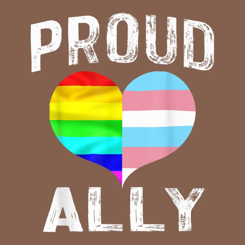 Proud Ally Lgbt Rainbow Heart Gay Pride Month Zipper Hoodie by linhVisuals | Teevron