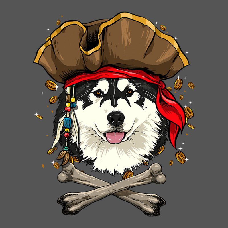 Alaskan Malamute Pirate Dog Halloween Zipper Hoodie by linhVisuals | Teevron