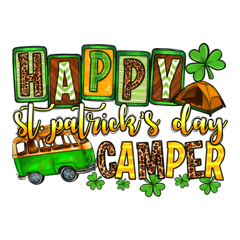 St. Patrick's Happy St. Patrick's Day Camper Premium Tee by OliviaCreatesArt | Teevron