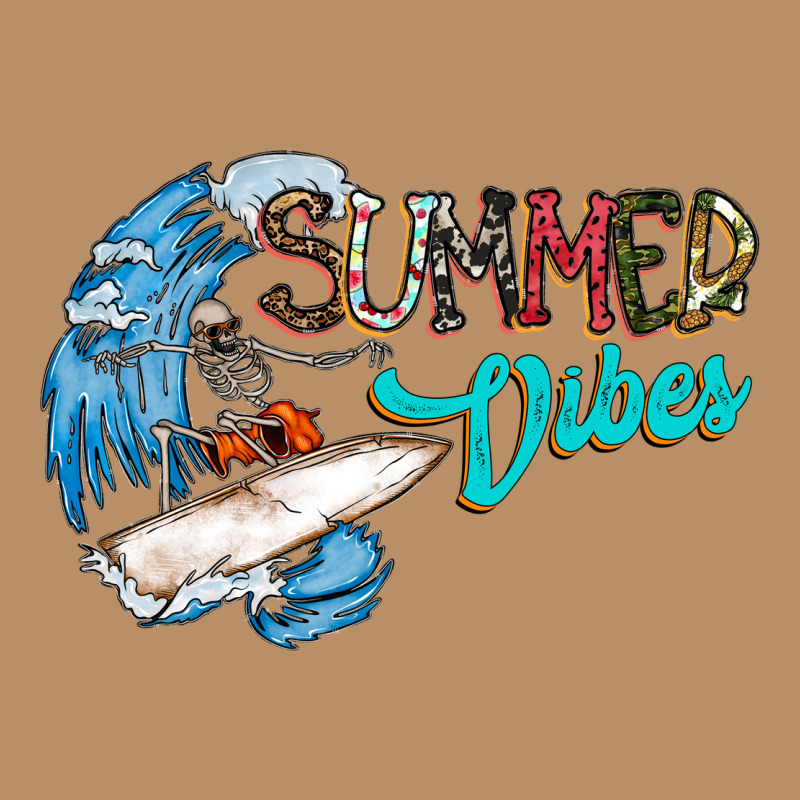 Summer Vibes Vintage Hoodie by CowhideDigitalArt | Teevron