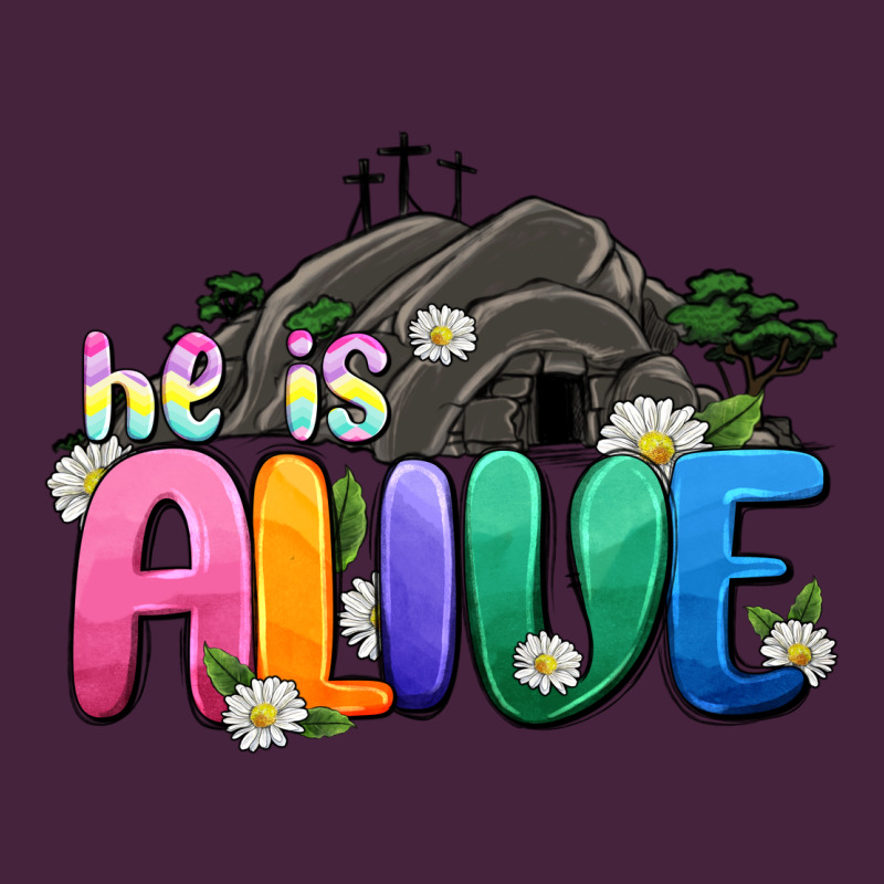 Easter Day He Is Alive Premium Tee by OliviaCreatesArt | Teevron