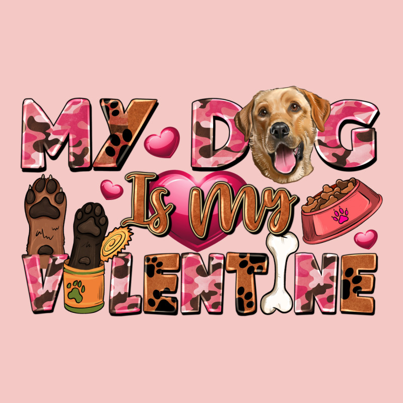 My Dog Is My Valentine Urban Heavy Tee by FaDigitalArtStudio | Teevron