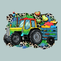 Autism Farm Tractor Heavy Core Tee | Teevron