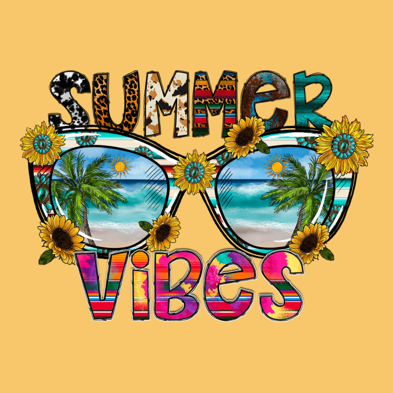 Summer Vibes Vintage Hoodie by CowhideDigitalArt | Teevron