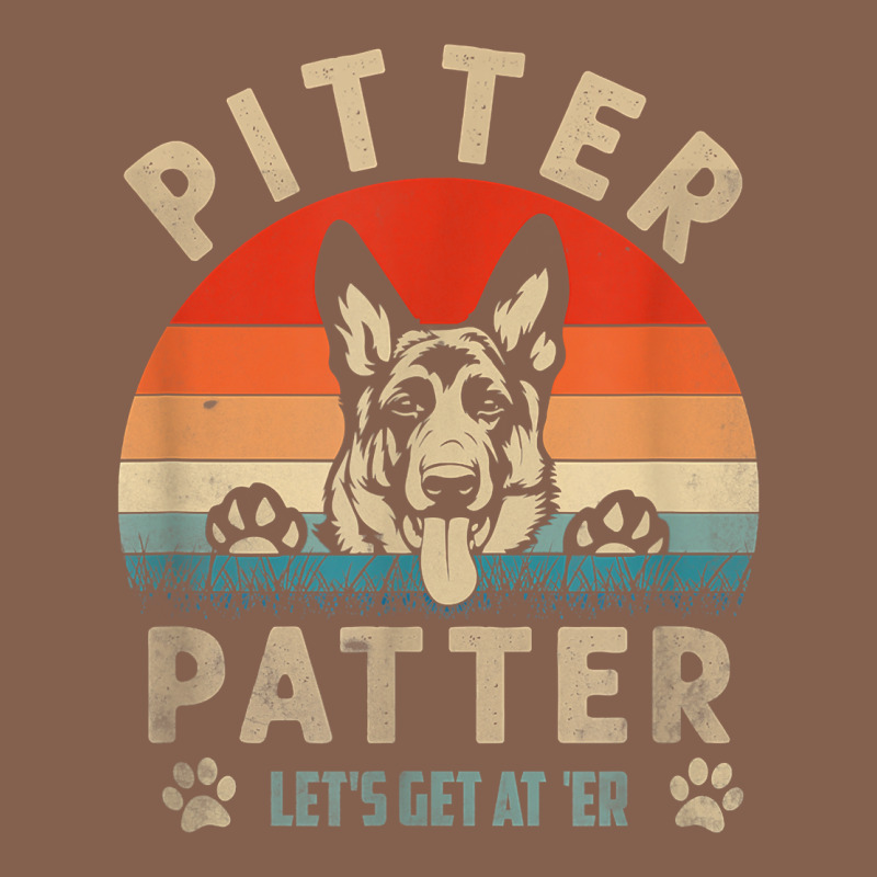 Pitter Tshirt Patter German Shepherd Dog Funny Vintage Retro T Shirt Zipper Hoodie by linhVisuals | Teevron