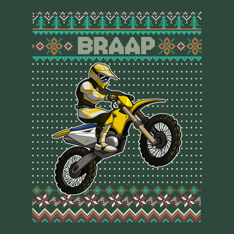 Christmas Motorcycle Motocross Braap Dirt Bike Xmas Zipper Hoodie by linhVisuals | Teevron