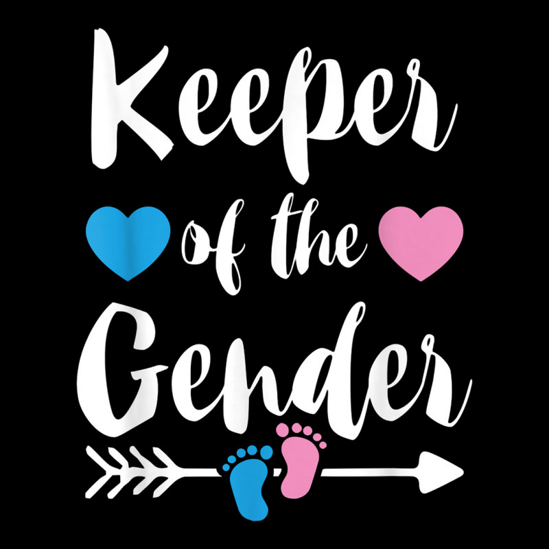 Keeper Of The Gender Reveal Tee Shirt Girl Or Boy Blue Pink Zipper Hoodie by linhVisuals | Teevron