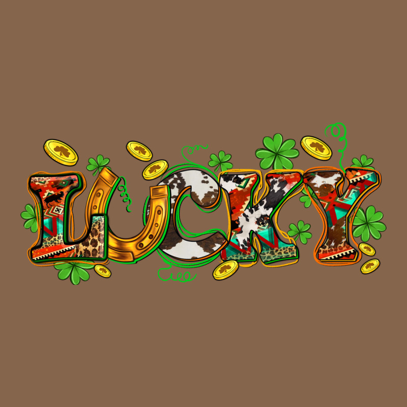 St. Patrick's Western Lucky And Shamrocks Premium Tee by OliviaCreatesArt | Teevron