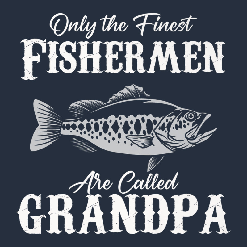 Mens Only The Finest Fishermen Grandad Premium Zipper Hoodie by linhVisuals | Teevron