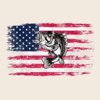 Bass Fishing Distressed American Flag Essential Zipper Hoodie | Teevron