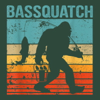 Bassquatch! Funny Bigfoot Fishing Outdoor Retro Zipper Hoodie | Teevron