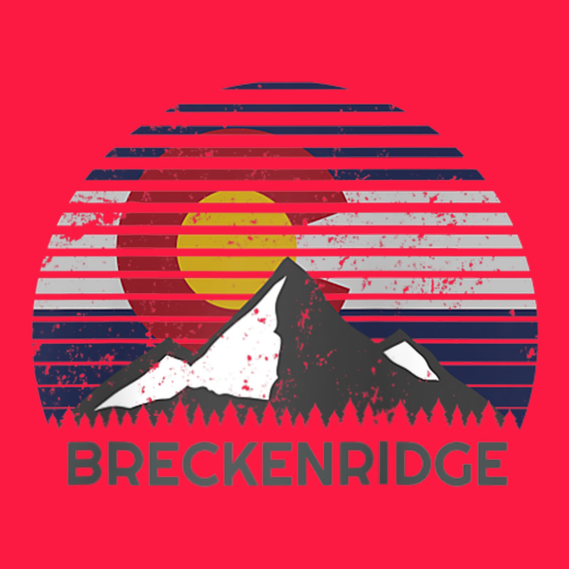Breckenridge Colorado X Co Flag Mountain Peak Raglan Baseball Tee Zipper Hoodie by linhVisuals | Teevron