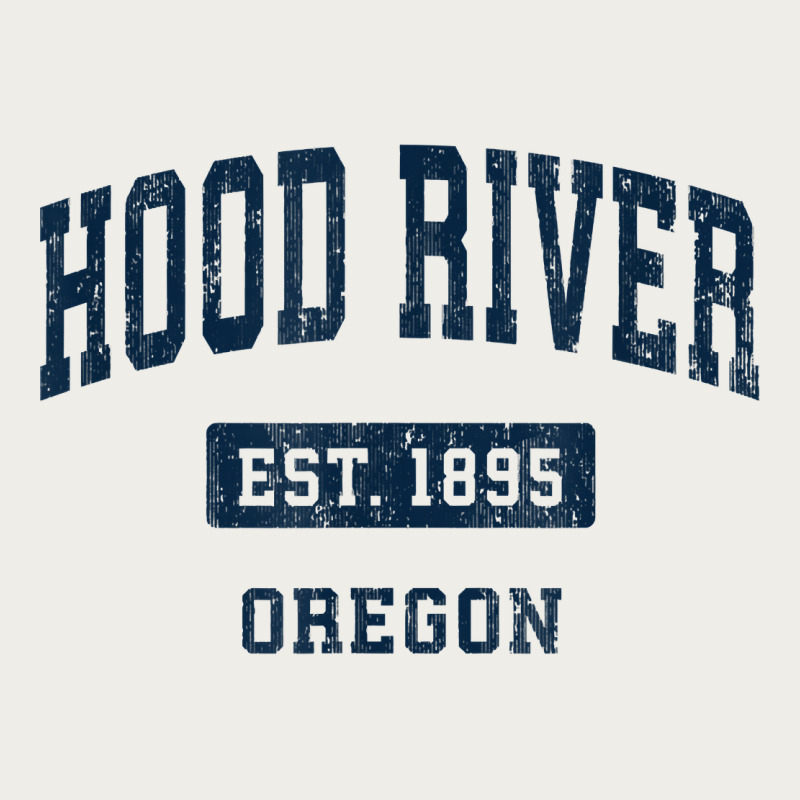 Hood River Oregon Or Vintage Sports Established Navy Design T Shirt Zipper Hoodie by linhVisuals | Teevron
