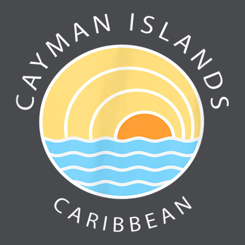 Cayman Islands Retro Colorful Ocean Sunset Palm Tree Novelty Zipper Hoodie by linhVisuals | Teevron