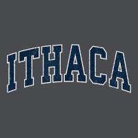 Ithaca New York Ny Vintage Sports Design Navy Design T Shirt Zipper Hoodie | Teevron