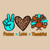 Peace Love Thankful Heavyweight Sweatshirt | Teevron