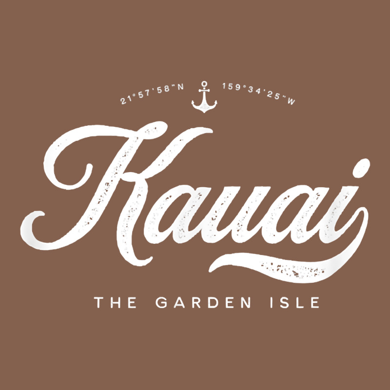 Kauai Hawaii Vintage Retro T Shirt Zipper Hoodie by linhVisuals | Teevron