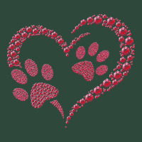 Funny Valentine Day Gift T  Shirt Paw Print Heart Dog Cat Owner Lover Zipper Hoodie | Teevron