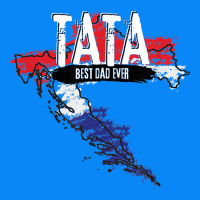 Mens Tata Croatian Father Croatia Bester Papa Father's Day Zipper Hoodie | Teevron
