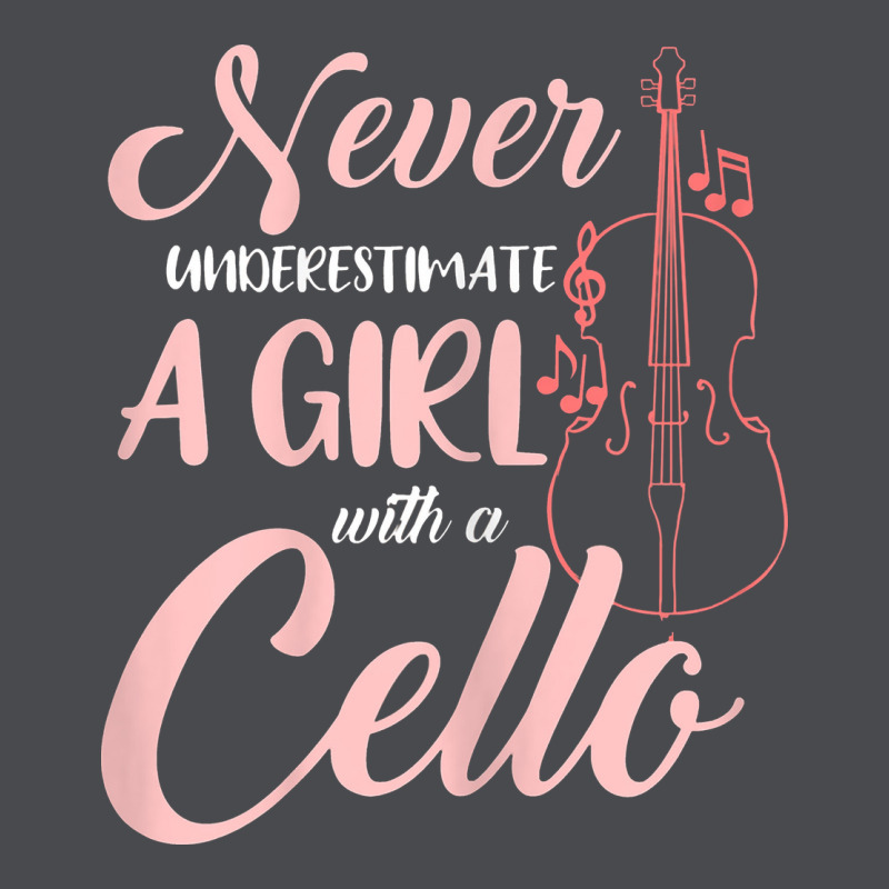 Never Underestimate A Girl With A Cello Zipper Hoodie by linhVisuals | Teevron