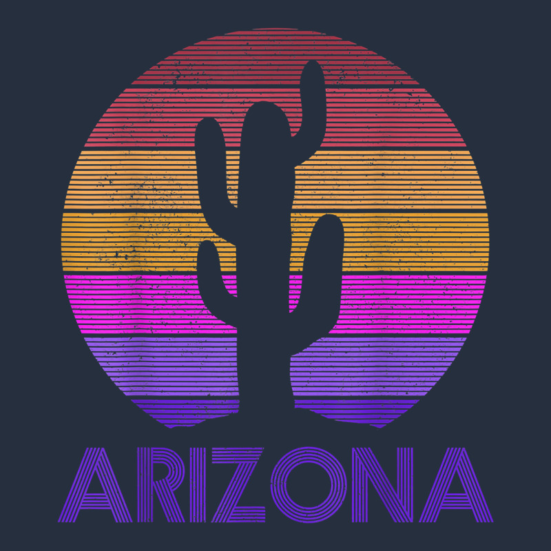 Arizona   Vintage Retro Cactus Souvenir Gift T Shirt Zipper Hoodie by linhVisuals | Teevron
