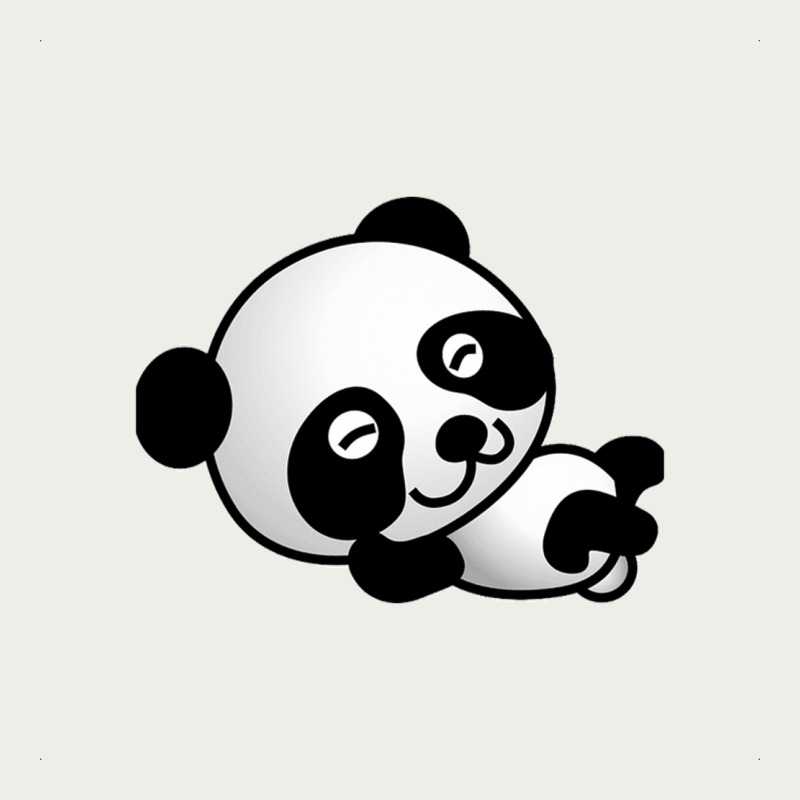 Baby Panda Bear Zipper Hoodie by linhVisuals | Teevron