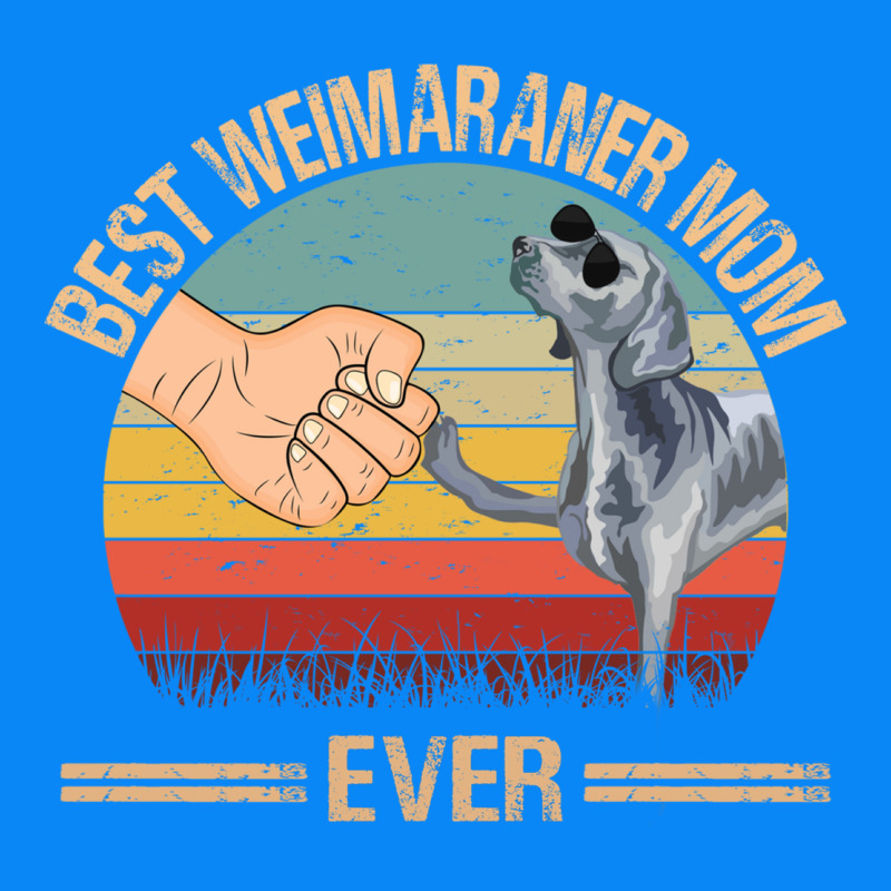 Best Weimaraner Mom Ever Mom Gift Mother's Day Zipper Hoodie by linhVisuals | Teevron