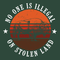 No One Is Illegal On Stolen Land 4th Of July Bison Zipper Hoodie | Teevron