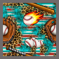 Baseball Glove And Bat With Serape Seamless Pattern Urban Heavy Tee | Teevron