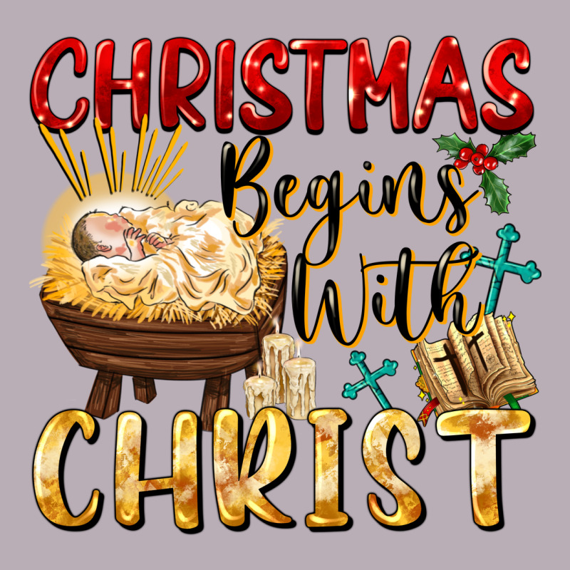 Christmas Begins With Christ Vintage Tee by FaDigitalArtStudio | Teevron