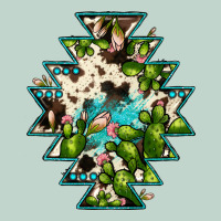 Aztec  Cowhide Cactus Gemstone Zipper Hoodie | Teevron