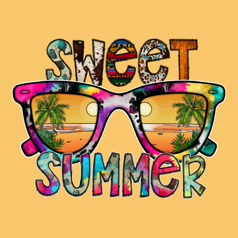 Sweet Summer Vintage Hoodie by CowhideDigitalArt | Teevron