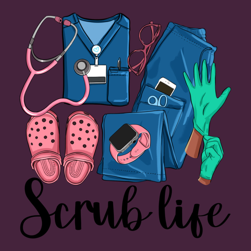 Scrub Life Nurse Long Sleeve Tee by LillyAllenDesigns | Teevron