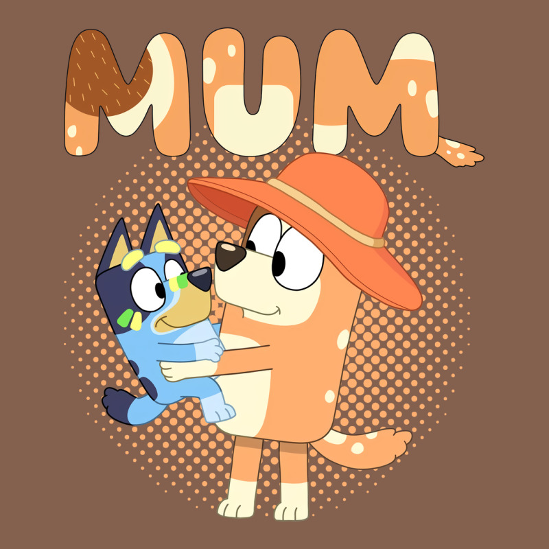 Bluey Mum Zipper Hoodie by linhVisuals | Teevron