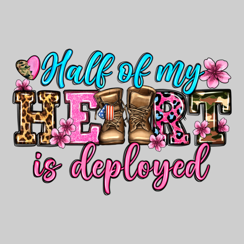 Half Of My Haert Is Deployed Olivia Premium Tee by OliviaCreatesArt | Teevron