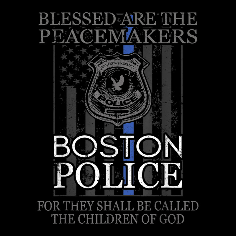 Boston Police Shirt Saint Michael Police Officer Prayer Zipper Hoodie by linhVisuals | Teevron