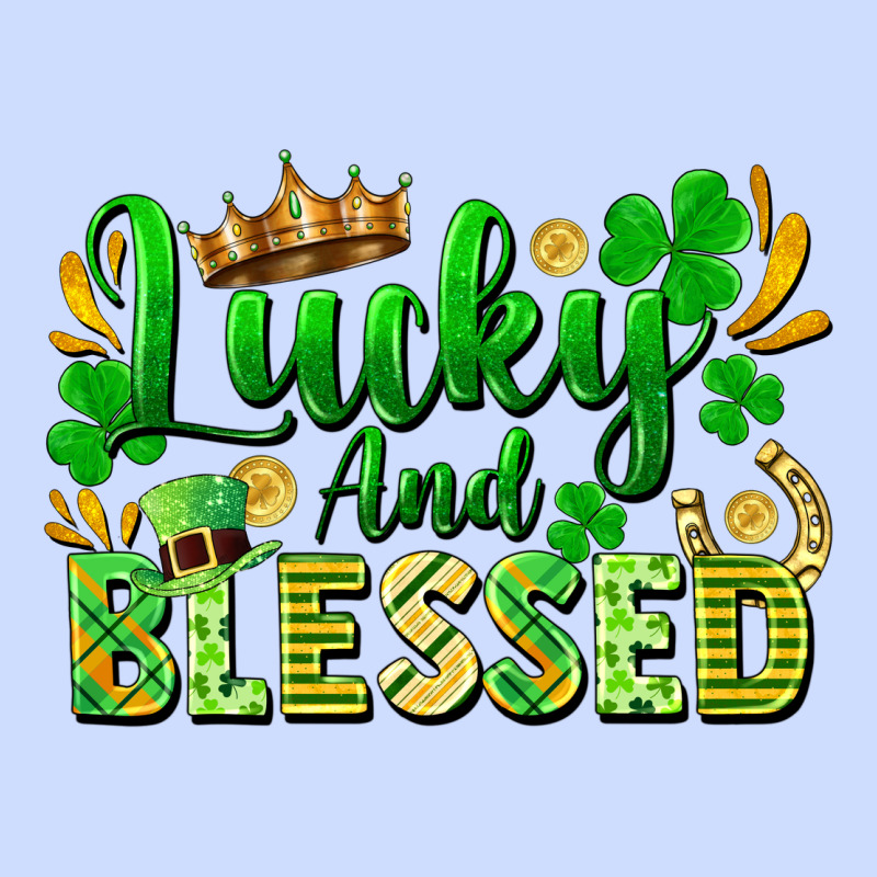 Lucky And Blessed Urban Heavy Tee by FaDigitalArtStudio | Teevron