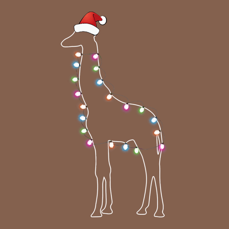 Santa Giraffe Christmas Color Led Zipper Hoodie by linhVisuals | Teevron